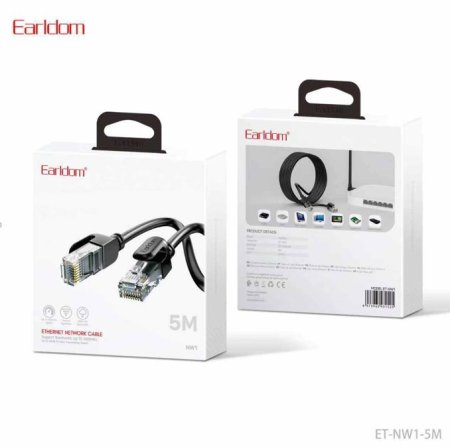 Earldom ET-NW1 5M Network Cable <br> <span class='text-color-warm'>سيتوفر قريباً</span>